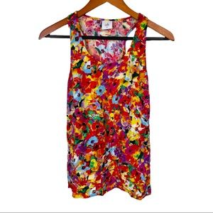 ❗️Cabi #5045 XS Luisa Floral Tank Top Swing Sleeveless Shirt Summer